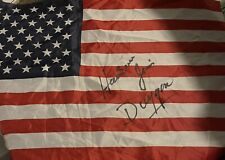 Serrote Jim DUGGAN Autografado Bandeira Americana Wwf Wwe Wcw comprar usado  Enviando para Brazil