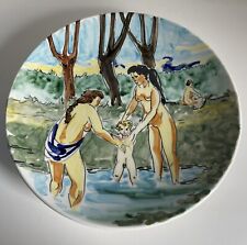 Piatto ceramica dipinto usato  Maslianico