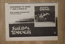 Suicidal Tendancies - Possessed to Skate - Music magazine advert 11 X 7 wall art comprar usado  Enviando para Brazil