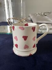 Emma Bridgewater Pink Hearts Mug 1/2 Pint Mug Cup *chip* Pink for sale  RICHMOND