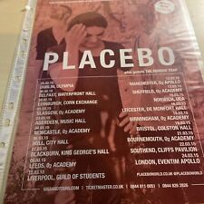 placebo poster for sale  RUGELEY