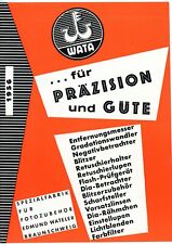 Wata broschüre katalog gebraucht kaufen  Dresden