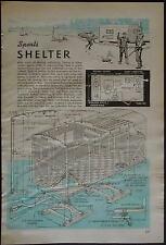 8x16 Ice Shanty Sport Club Concession 1948 How-To build PLANS for sale  Diamond Point