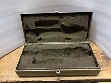 ELECTRO- VOICE  GOLD METAL MICROPHONE CASE/1960'S/VINTAGE/ORIGINAL! MAKE OFFER! for sale  Shipping to South Africa