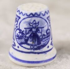 China thimble blue for sale  CAMELFORD