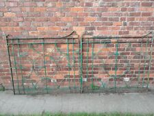 ANTIQUE VINTAGE WROUGHT IRON DRIVE GATES DOUBLE  GATES QUALITY MADE  3M OPENING for sale  Shipping to Ireland