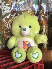 Brinquedo de pelúcia Care Bears Do Your Best pipa verde glitter e brilho no escuro 12” 2004, usado comprar usado  Enviando para Brazil