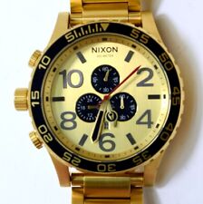 Usado, Relógio NIXON THE 51-30 CHRONO Simplify GOLD TONE moldura preta cronógrafo 51mm comprar usado  Enviando para Brazil