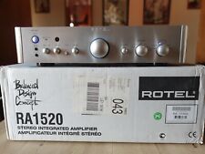 Rotel 1520 amplifier for sale  LEICESTER