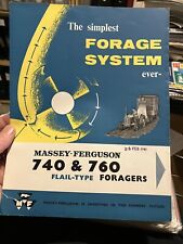 Folheto para trator Massey Ferguson MF 740 760 35 65 colheitadeira forrageira, usado comprar usado  Enviando para Brazil