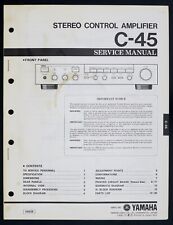 Original YAMAHA C-45 Stereo Amplifier Service Manual/Diagram/Parts List o142, usado comprar usado  Enviando para Brazil