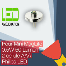 Mini MagLite LED mise à niveau ampoule Torche 2AAA cellulaire Philips LED segunda mano  Embacar hacia Argentina