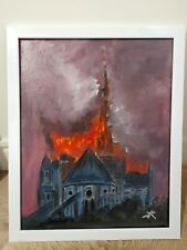 Peinture acrylique incendie d'occasion  Issy-les-Moulineaux