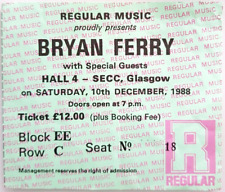 Bryan ferry 1988 for sale  HELENSBURGH