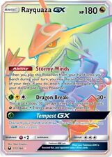 Rayquaza GX - 177/168 - Pokemon Celestial Storm Secret cartão raro quase perfeito comprar usado  Enviando para Brazil