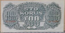 Banknoten tschechoslovakei 100 gebraucht kaufen  Berlin