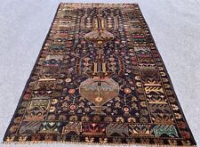 Auténtica alfombra de lana afgana anudada a mano Zakani Balouch 6,6 x 3,8 pies (495 PF) segunda mano  Embacar hacia Argentina