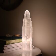 Selenite crystal lamp for sale  Shipping to Ireland