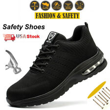 Used, Indestructible Safety Work Shoes Steel Toe Breathable Work Boots Mens' Sneakers for sale  Hebron