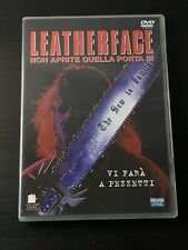 Leatherface non aprite usato  Italia