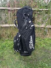 Titleist Golf Black And White Trolley Cart Golf Bag. 14 Way Divider for sale  Shipping to South Africa