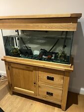 Oak fish tank for sale  CRANBROOK