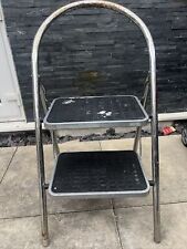 Used, heavy duty two step ladder folding for sale  Shipping to South Africa