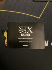 Usado, Neo Geo X Gold Edição Limitada Manual de Instruções SOMENTE Folheto de Sistema Autêntico! comprar usado  Enviando para Brazil
