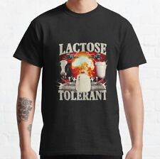 Nueva con etiquetas Camiseta unisex tolerante a la lactosa Divertida Food Art segunda mano  Embacar hacia Argentina