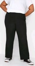 black stretch bootcut trousers for sale  CAMPBELTOWN