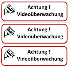 Klebeschild achtung videoüber gebraucht kaufen  Leonberg