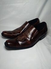 Aldo Loafer Style Men's Dress Shoes Brown Leather Size 42 for sale  Shipping to South Africa