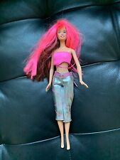 Muñeca Barbie Teresa Jam 'N Glam Ever Flex cintura rosa cabello marrón 2001 segunda mano  Embacar hacia Argentina