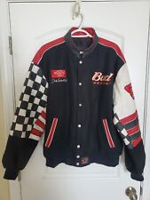 JH Design Nascar Men's Jacket Size L Black/Red/White Leather Dale Earnhardt Jr. for sale  Rock Hill