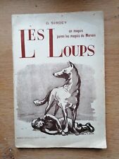 Livre 1946 loups d'occasion  Corbigny
