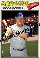 Cartão de beisebol feito sob medida 1977 estilo Topps Los Angeles Dodgers Boog Powell comprar usado  Enviando para Brazil