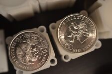 1968 México 25 pesos plata diseño azteca moneda conmemorativa de los Juegos Olímpicos bu unc segunda mano  Embacar hacia Mexico