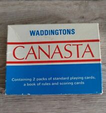 Vintage waddington canasta for sale  THIRSK