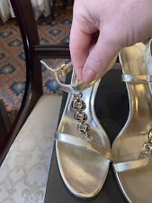 Gucci gold shoes for sale  YORK