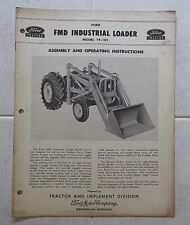 1956 FORDSON MAJOR DIESEL TRACTOR 19-101 INDUSTRIAL LOADER OPERATORS MANUAL RARE for sale  Shipping to Ireland