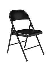 National Public Seating 910 Składane krzesło, stal, czarne, 18,25 x 18,5 x 29,5 na sprzedaż  PL