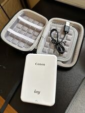 Used, Canon Ivy Mini Mobile Photo Printer - Sea Foam Green + Case & Charger for sale  Shipping to South Africa