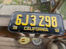 1951 california license for sale  South New Berlin