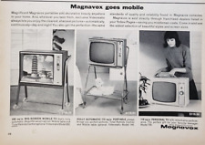 1963 Magnavox Big Screen Mobile Television Clearest Sharpest Pictures Print Ad for sale  Shipping to South Africa