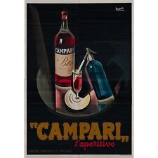 Campari manifesto poster usato  Milano