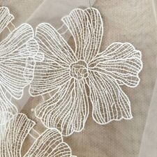 Ivory embroidery trim for sale  Shipping to Ireland