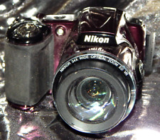 Nikon Coolpix L830 Botão do obturador quebrado e porta da bateria Caso contrário, funciona muito bem comprar usado  Enviando para Brazil