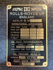 Rolls royce merlin for sale  UK