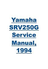 Yamaha srv250g service for sale  MERTHYR TYDFIL