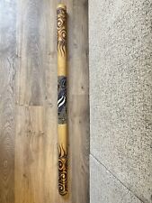 Vintage Digeridoo Dot Painted 120cm Australian Aboriginal Lizard Hand Crafted for sale  Shipping to South Africa